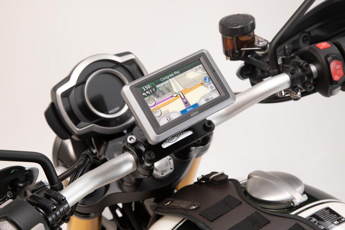 GPS.11.646.10202/B - SW Motech Handlebar GPS Mount - Triumph Tiger Explorer XRX 2015-2020 - Black