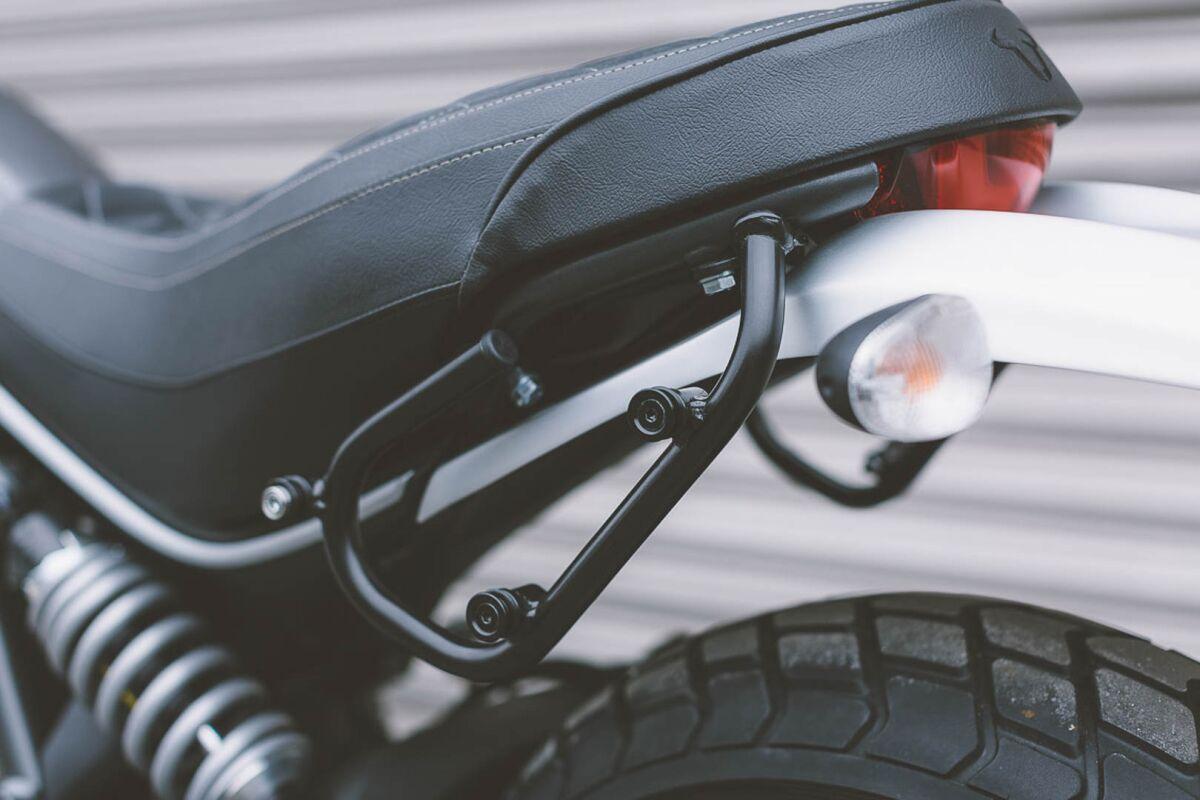 HTA.22.577.10003 - SW Motech SLC Side Pannier Carrier For Ducati Scrambler 400 2016-2020 Left - Black