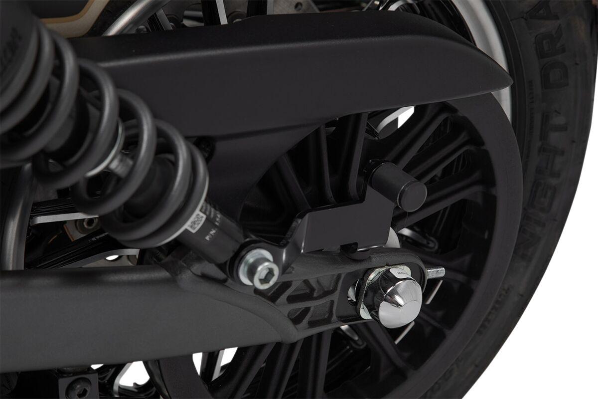 HTA.20.682.10000 - SW Motech SLH Left Side Pannier Carrier - Indian Scout 69 2016-2024 - Black