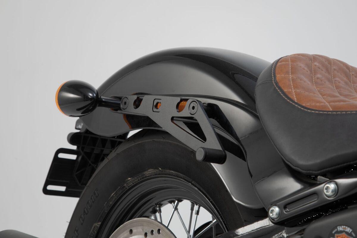 HTA.18.682.10100 - SW Motech SLH Side Pannier Carrier For Harley Davidson FLSL 1750 2018-2021 Right - Black