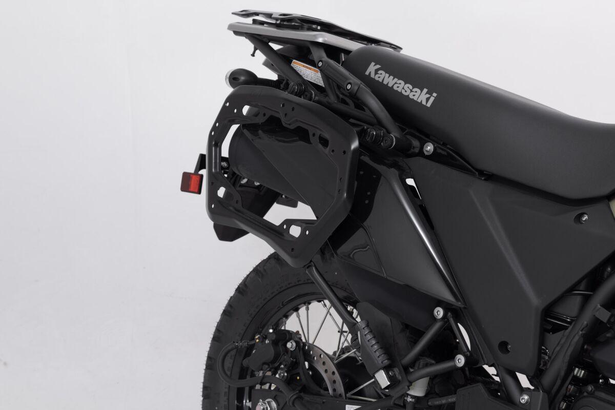 KFT.08.990.30000/B - SW Motech Pro Side Pannier Carriers - Kawasaki KLR650 US Models 2022-2023 - Black