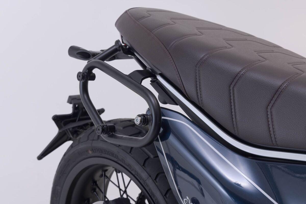 HTA.22.088.11000 - SW Motech SLC Right Side Pannier Carrier - Ducati Scrambler 803 2023-2024 - Black