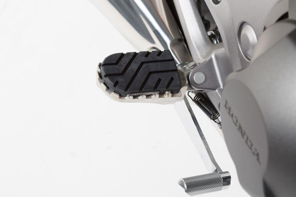 FRS.01.011.10303/S - SW Motech ION Footpegs - Suzuki SV650X Cafe Racer 2018-2024 - Black/Silver