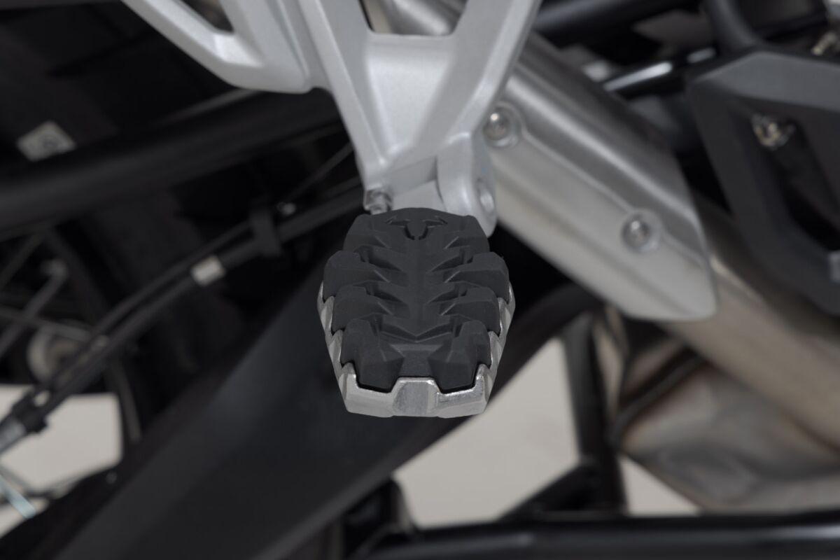 FRS.11.112.10700 - SW Motech Evolution Footpegs - Triumph Tiger 1200 GT 2022-2024 - Black/Silver