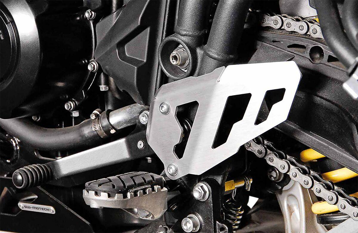 SCT.11.953.10100/S - SW Motech Brake Cylinder Guard - Triumph Tiger 900 GT 2020-2023 - Aluminium/Natural