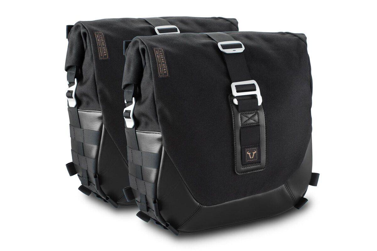 BC.HTA.17.595.20300 - SW Motech Legend Side Pannier Bag System LC For Moto Guzzi V7 III 750 2017-2020 - Black
