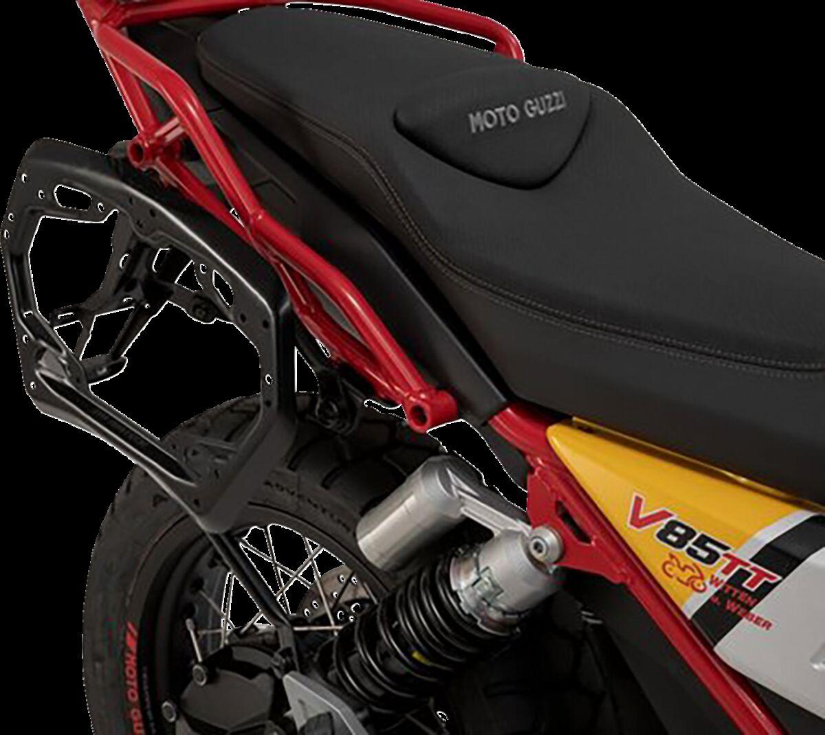 KFT.17.925.30000/B - SW Motech Pro Side Pannier Carriers - Moto Guzzi V85 850 TT 2018-2024 - Black