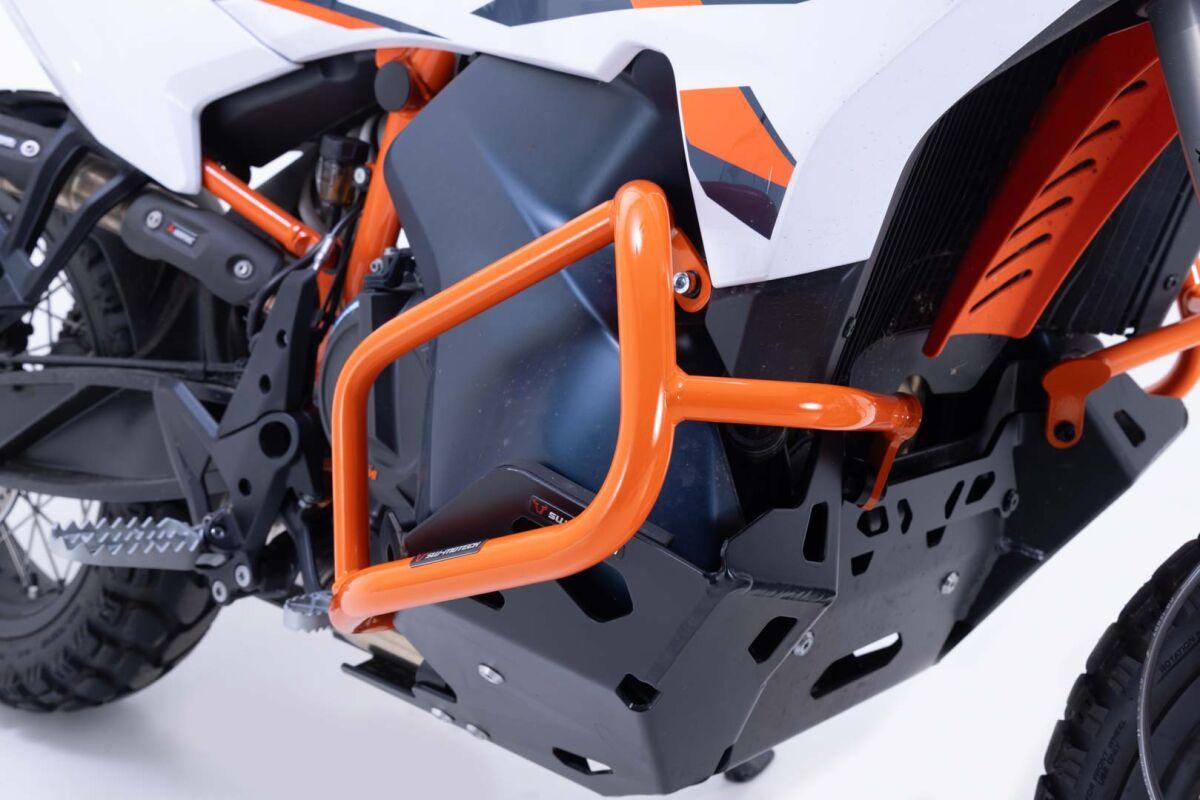 Sw Motech Orange/Powder-Coated Sbl.04.918.10100/Eb - Crash Bars For Ktm Adventure 790 2023-2024