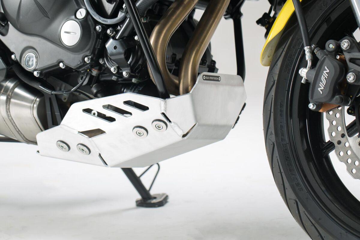 MSS.08.518.10000/S - SW Motech Engine Guard - Kawasaki KLE 650 2014-2020 - Brushed/Silver