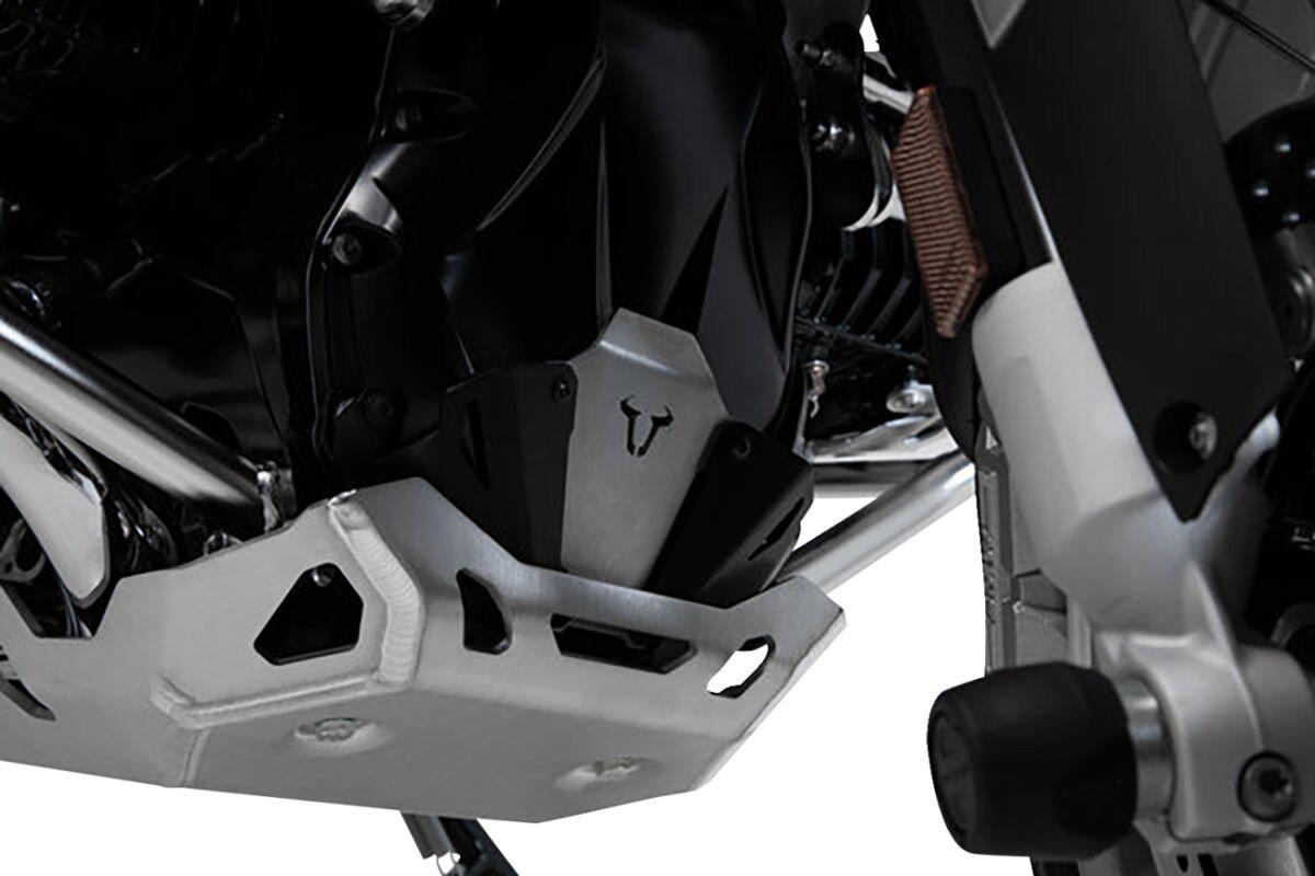 MSS.07.781.10100/B - SW Motech Extension For Engine Guard - BMW R 1250 R 2019-2024 - Black/Brushed/Silver