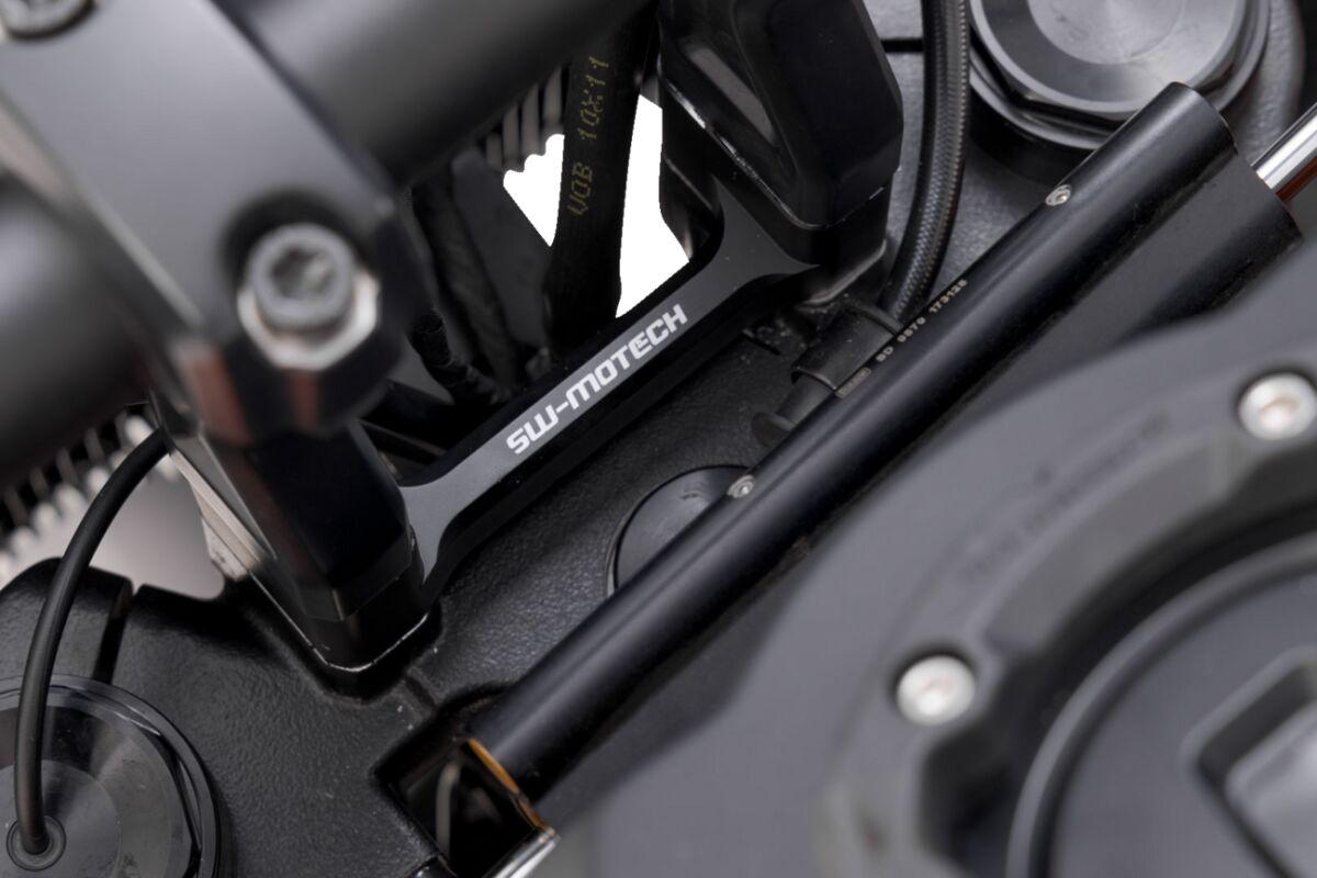 LEH.18.039.10000/B - SW Motech 30mm Handlebar Riser - Harley Davidson RA 1250SE Pan America 2021-2024 - Powder-Coated