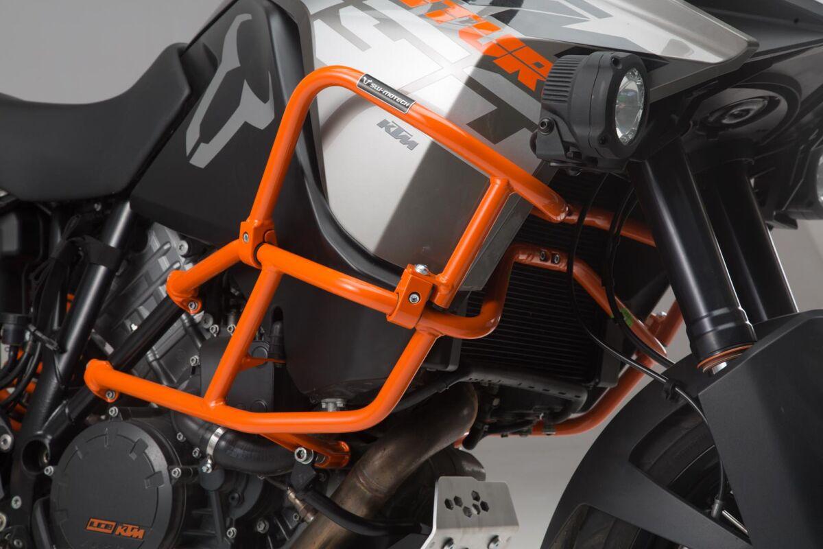SBL.04.338.10101/O - SW Motech Upper Crash Bars - KTM Adventure 1190 R 2013-2016 - Orange