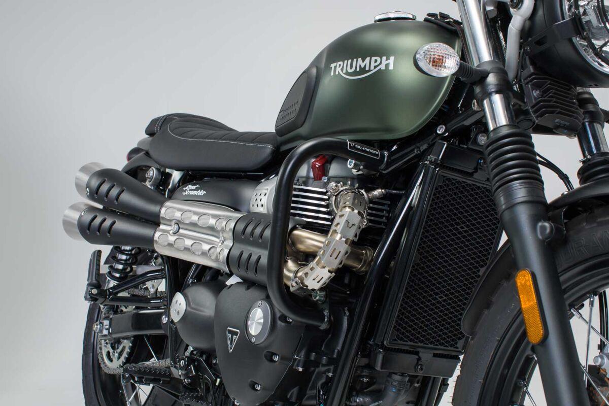 Sw Motech Black/Powder-Coated Sbl.11.884.10000/B - Crash Bars For Triumph Bonneville 1200 Speedmaster 2018-2024