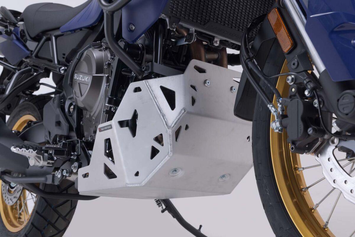 MSS.05.845.10001/S - SW Motech Engine Guard - Suzuki 800 DE V-Strom 2023-2024 - Brushed/Silver