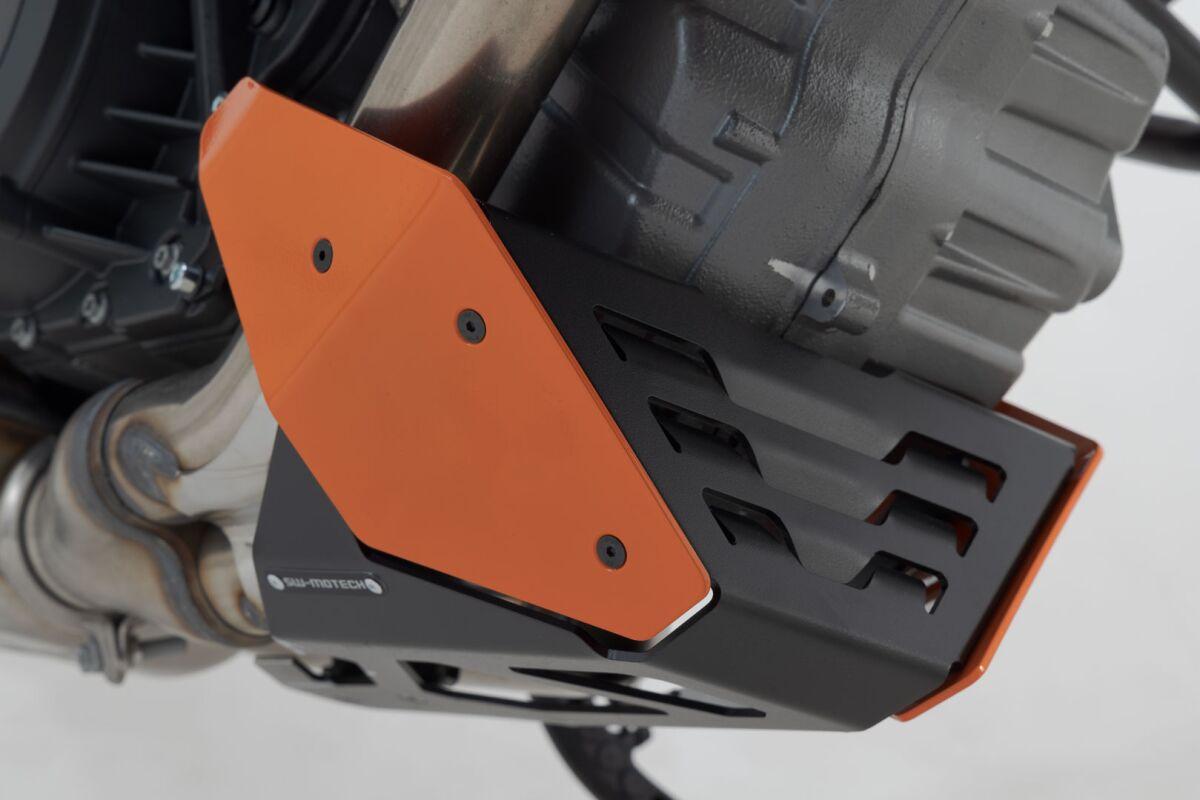 MSS.04.532.10003 - SW Motech Front Spoiler - KTM Super Duke 1290 2014-2024 - Black/Orange