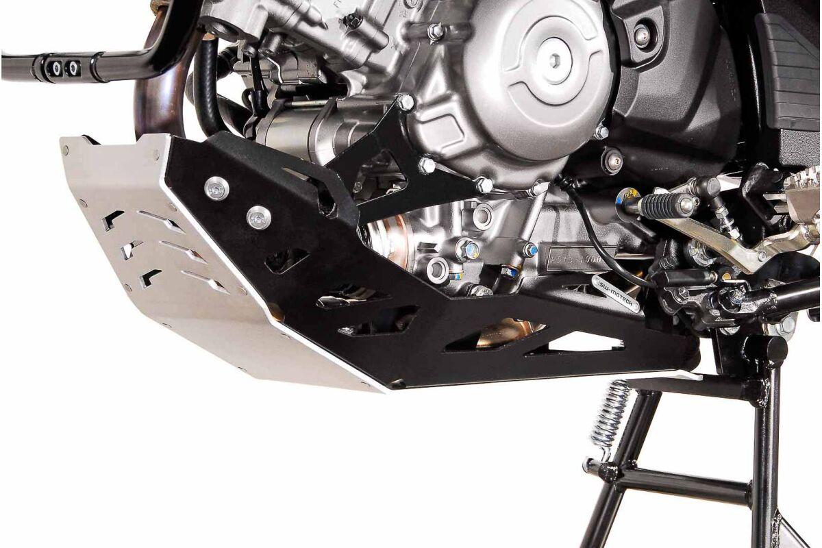 MSS.05.759.10001/B - SW Motech Engine Guard - Suzuki DL 650 2011-2024 - Black/Brushed/Silver