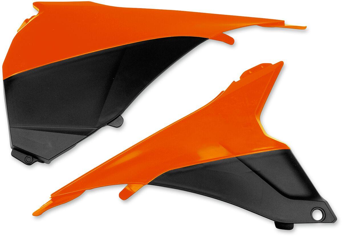 1CYC-1900-22 - Cycra Air Box Covers For KTM EXC125 2014-2015 - Black/Orange