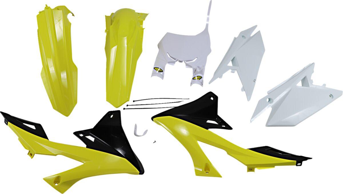 1CYC-9430-00 - 1CYC-9430-00 - Cycra Plastics Kit - Suzuki RMZ250 2019-2024 - Black/OEM/White/Yellow