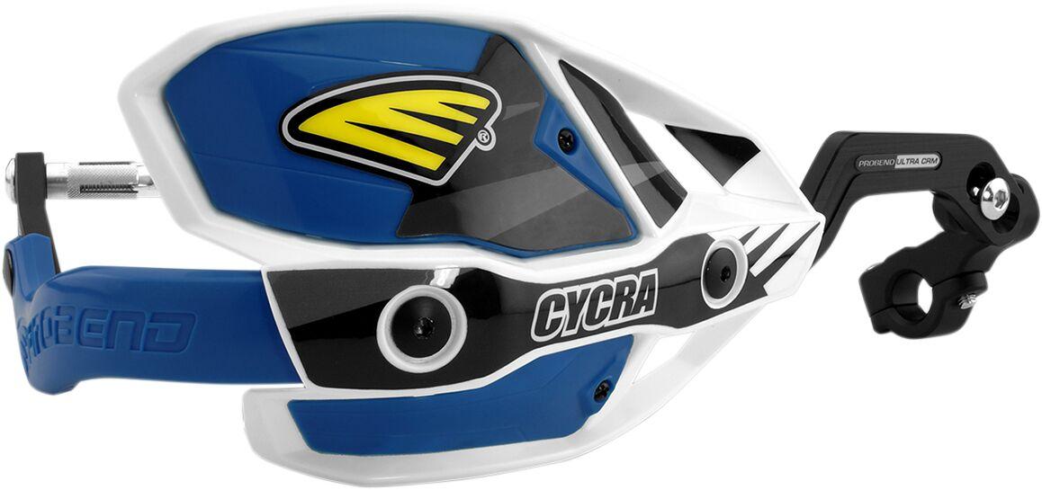 1CYC-7408-89X - 1CYC-7408-89 - Cycra Ultra Probend CRM Wrap Around Handguards For 1-1/8" Handlebars - White/Blue