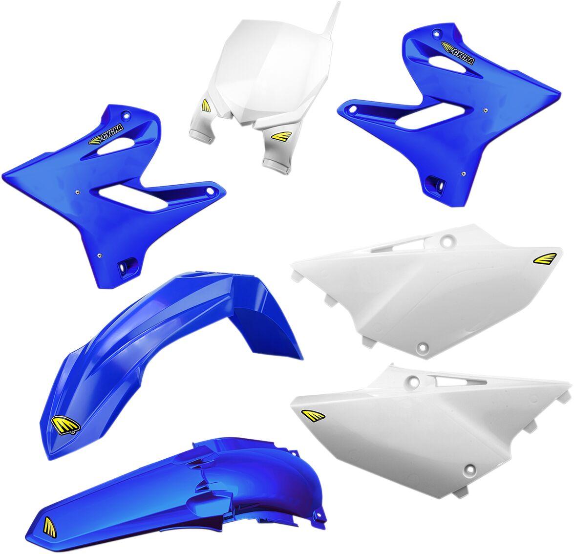 1CYC-9316-02 - 1CYC-9316-02 - Cycra Powerflow Plastics Kit - Yamaha YZ125 2015-2021 - Blue/White
