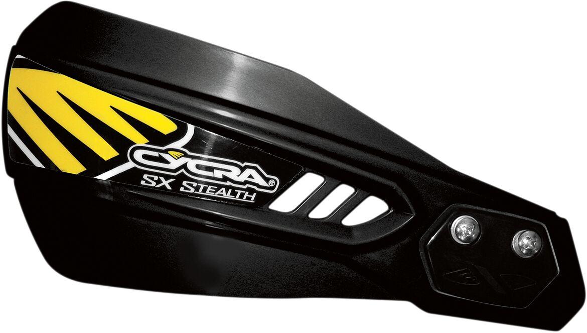 1CYC-0015-12X - Cycra Stealth Hand Guards Alloy Racer Pack - Black