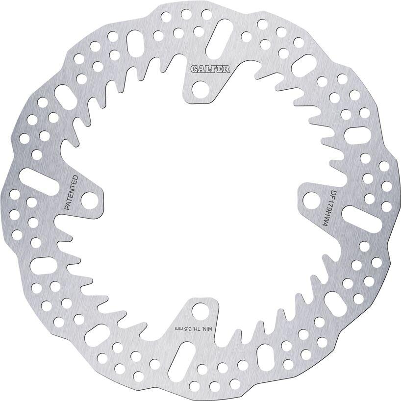 DF179HW4 - Galfer Shark Fixed Brake Disc For Kawasaki KLX450R 2008-2024 - Rear