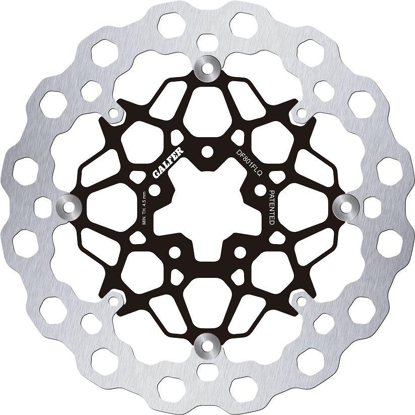 Galfer Black/Silver Df801flq - Df801flq - Cubiq Floating Front Brake Disc - Ktm Duke 790 2018-2024
