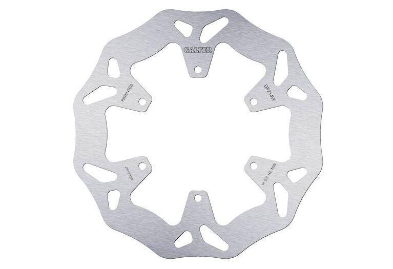 DF714W - Galfer Wave Brake Disc For Gilera Fuoco 500 I.E. 2007-2013 Front - Silver