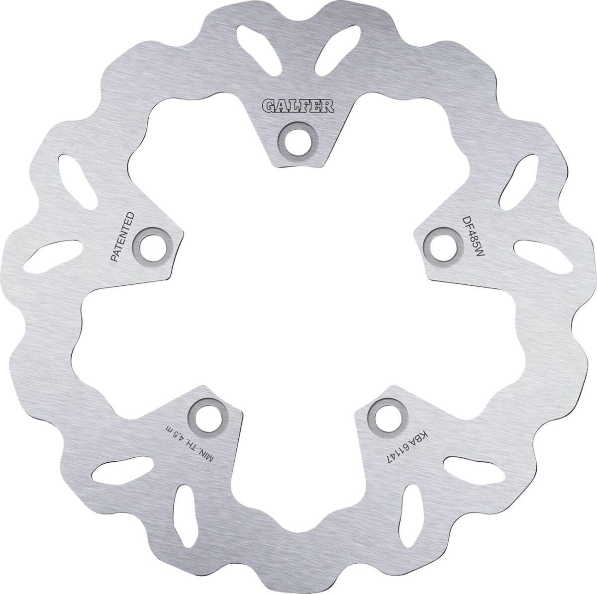 DF485W - Galfer Fixed Wave Brake Disc For Yamaha FZ1 1000 N 2008-2014 - Rear