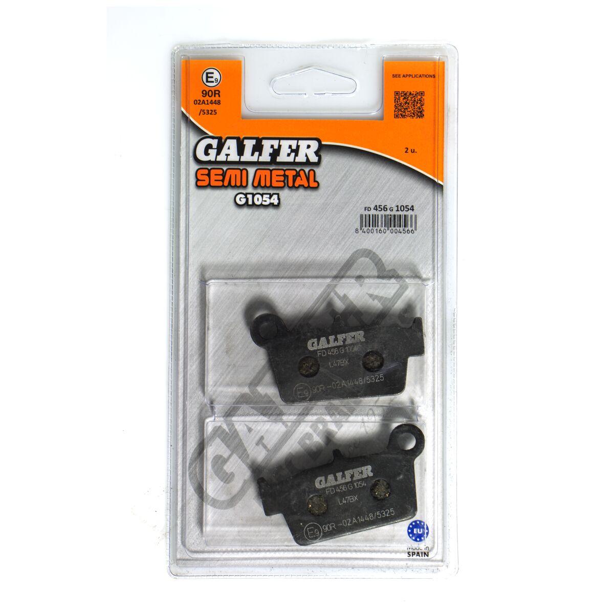 FD456G1054 - Galfer Semi Metallic Brake Pads For Beta ALP 125 2008-2014 - Rear