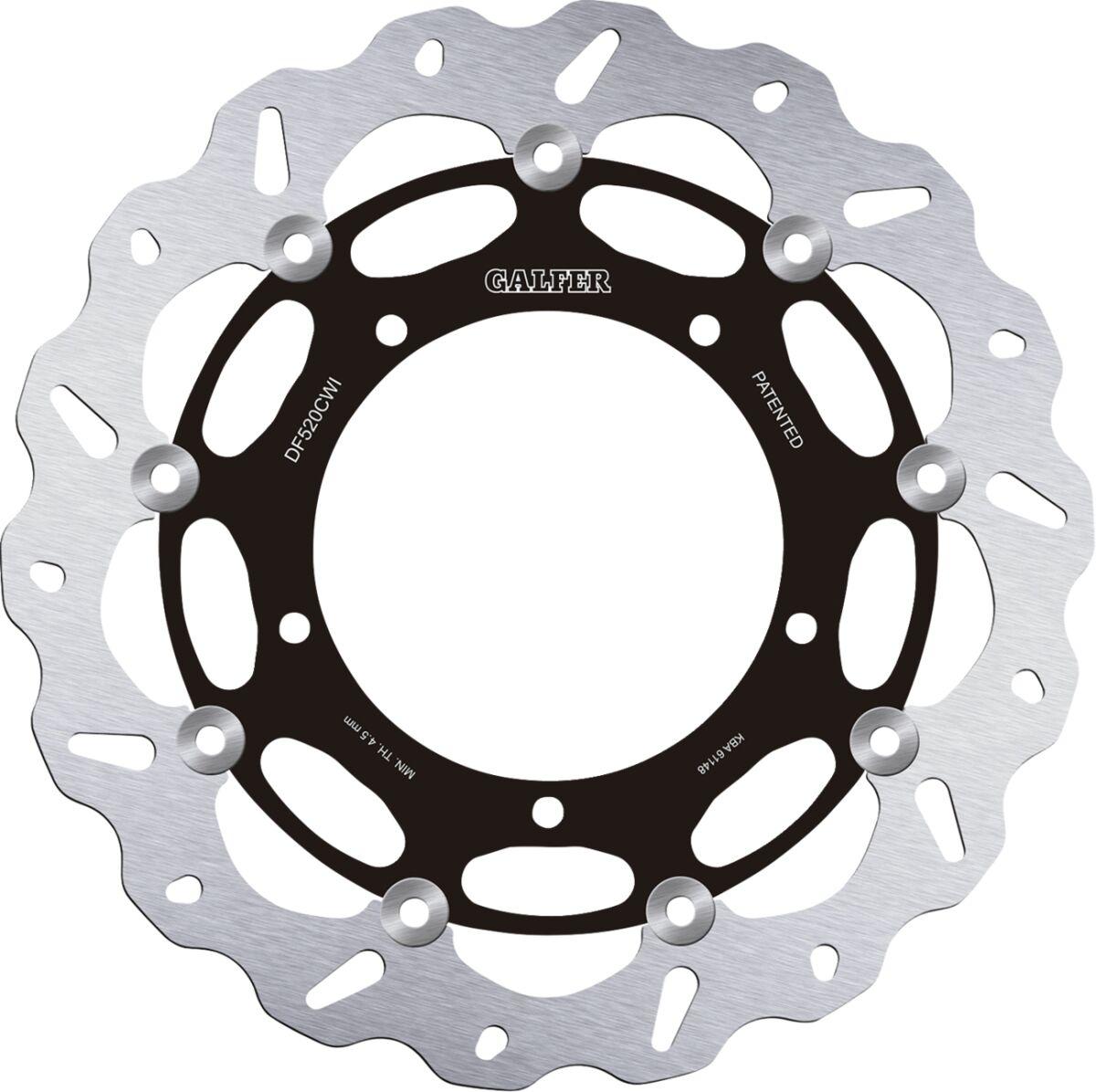 DF520CWI - Galfer Floating Wave Brake Disc For Yamaha XTZ 1200 ABS 2012-2018 Fits Front Left