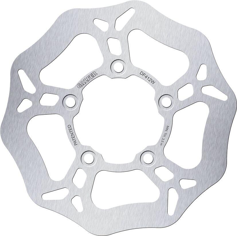 Galfer Silver Df412w - Wave Brake Disc For Kymco Agility City 125 2009-2020 Front
