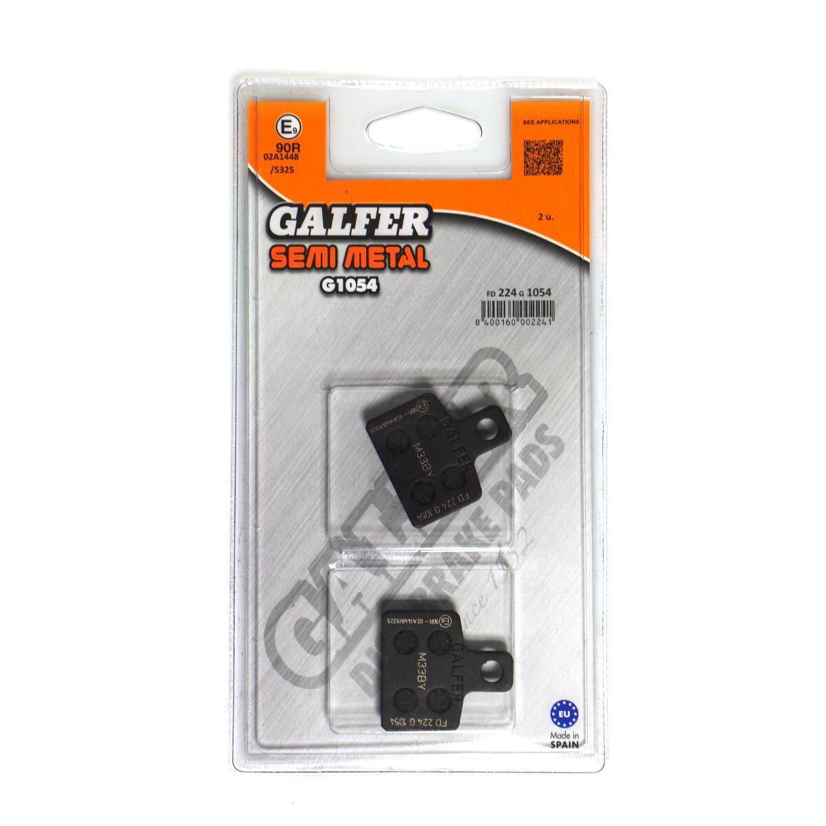 FD224G1054 - Galfer Semi Metallic Brake Pads For Husqvarna CR 50 2011-2012 - Front