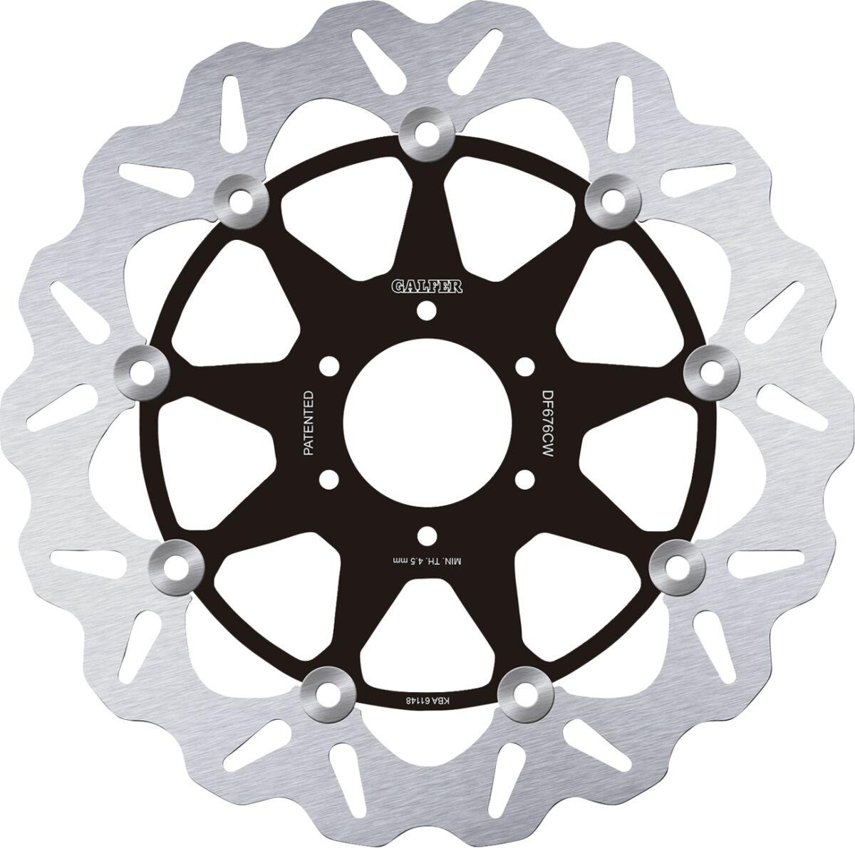 DF676CW - Galfer Floating Wave Brake Disc For Honda CBR600F4 1999-2000 Fits Front