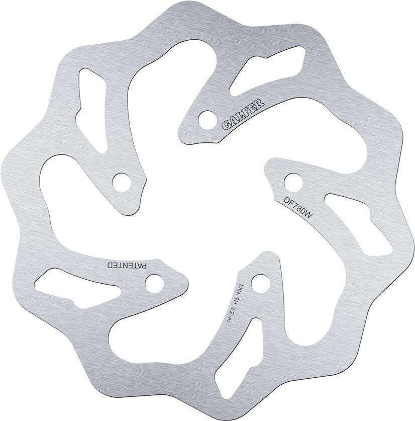 Galfer Polished/Silver Df780w - Df780w - Wave Rear Brake Disc - Ktm Sx50 2006-2023