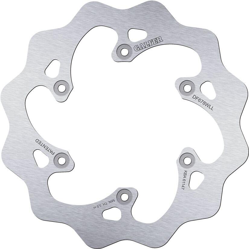 Galfer Polished/Silver Df678wll - Df678wll - Wave Rear Brake Disc - Rieju Tango 250 2009-2011