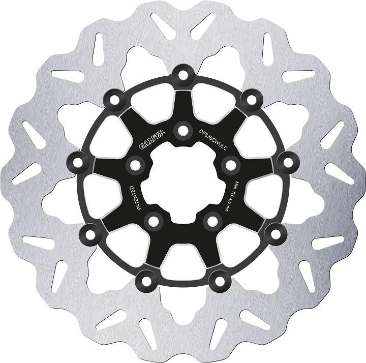 DF835CWULC - Galfer Wave Brake Disc For Harley Davidson FLDE 1750 2018-2020 Black - Front