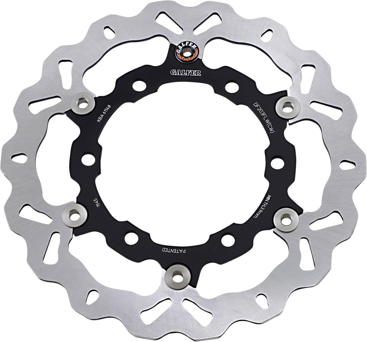 DF203CW - Galfer Wave Brake Disc For Kawasaki EX 250 R 2008-2012 - Front