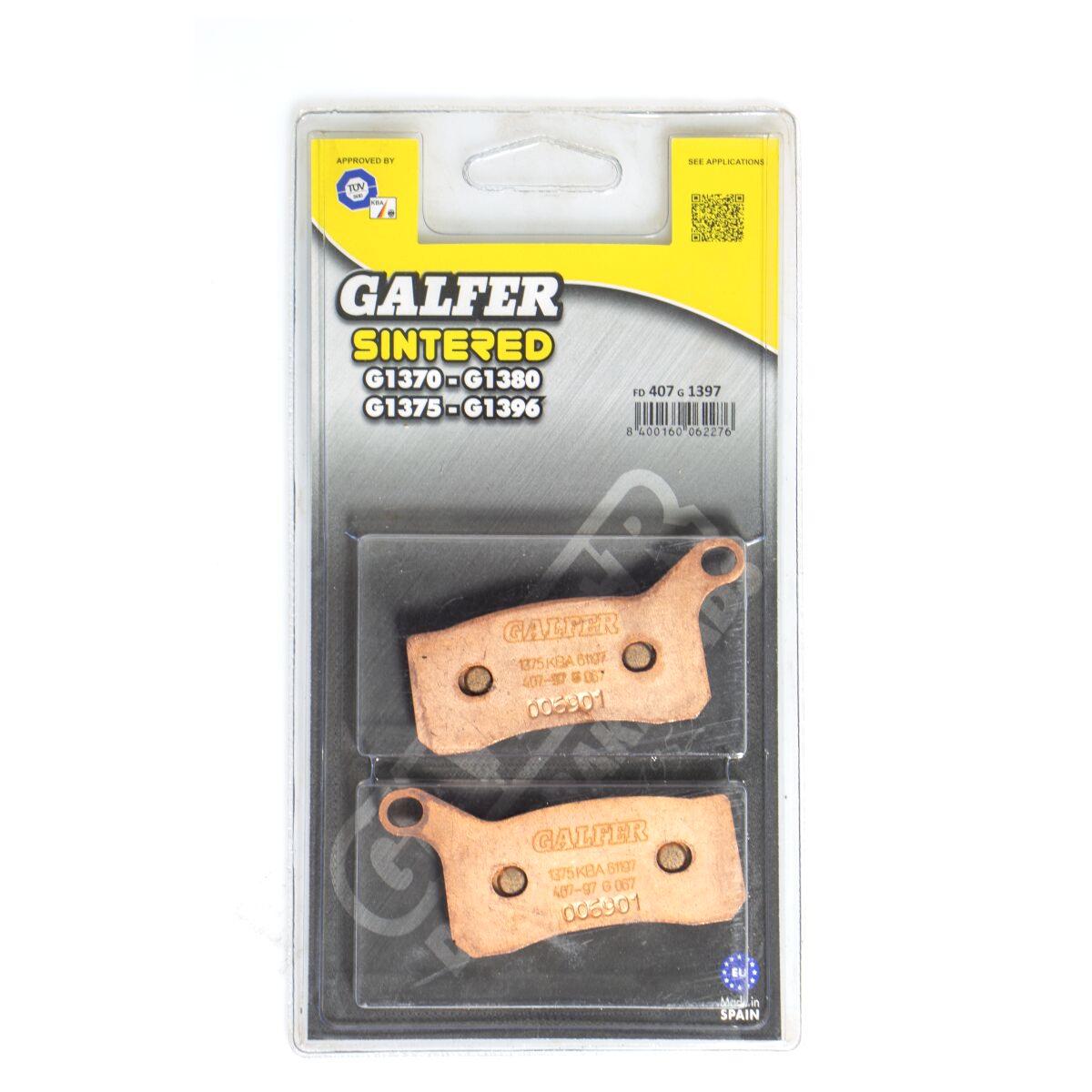 FD407G1397 - Galfer HH Sintered ATV Brake Pads For KTM SX450 2008 - Front