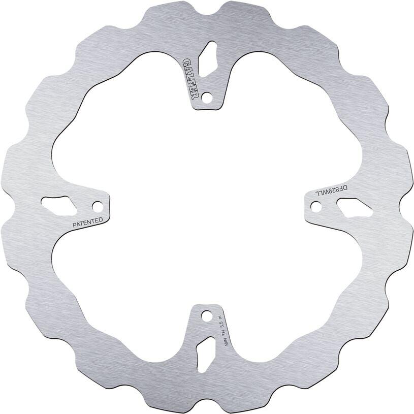 Galfer Polished/Silver Df829wll - Df829wll - Wave Rear Brake Disc - Tm Smx 660 F 2004-2011