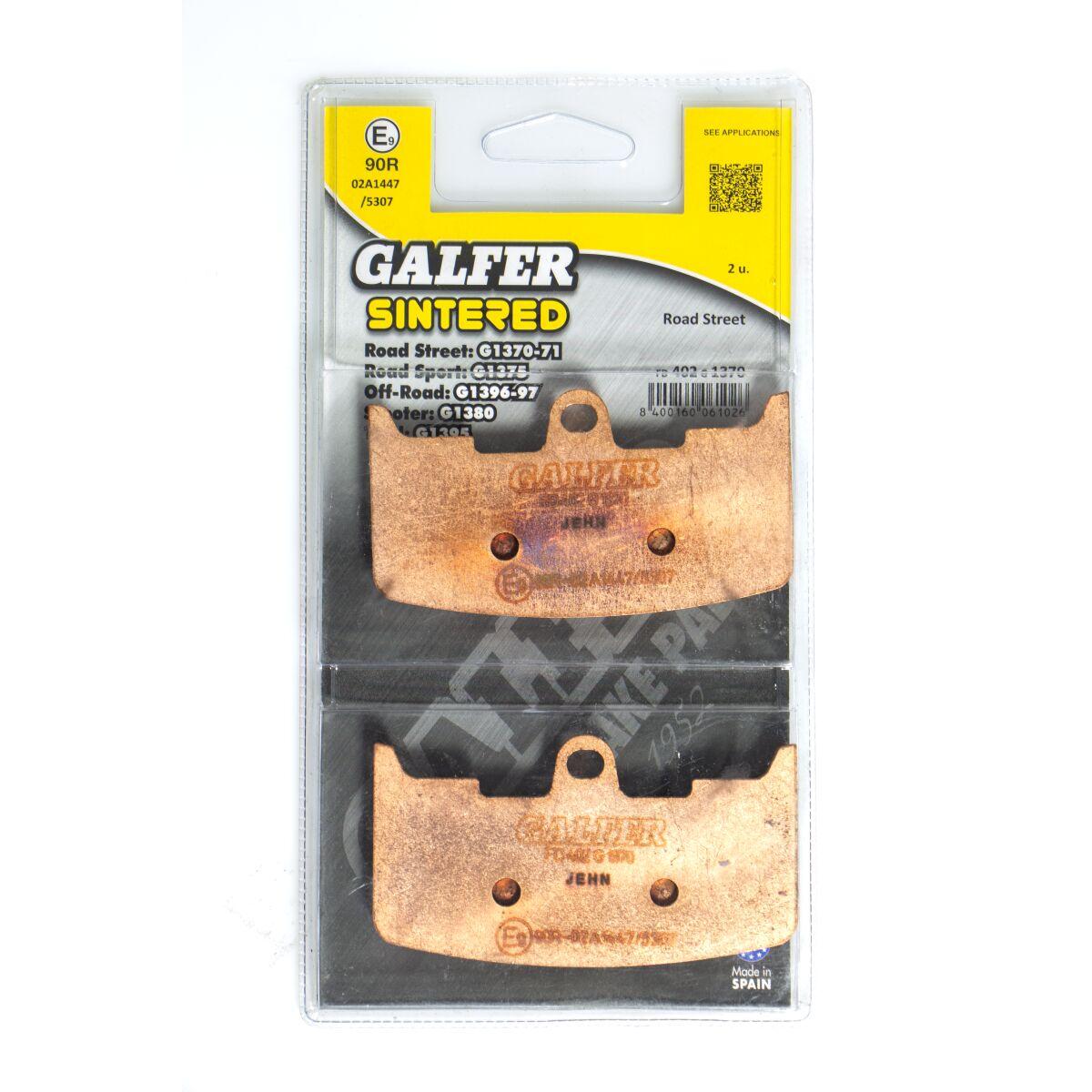 FD402G1370 - Galfer HH Sintered Brake Pads For Buell XB12R 2006-2008 - Front Right