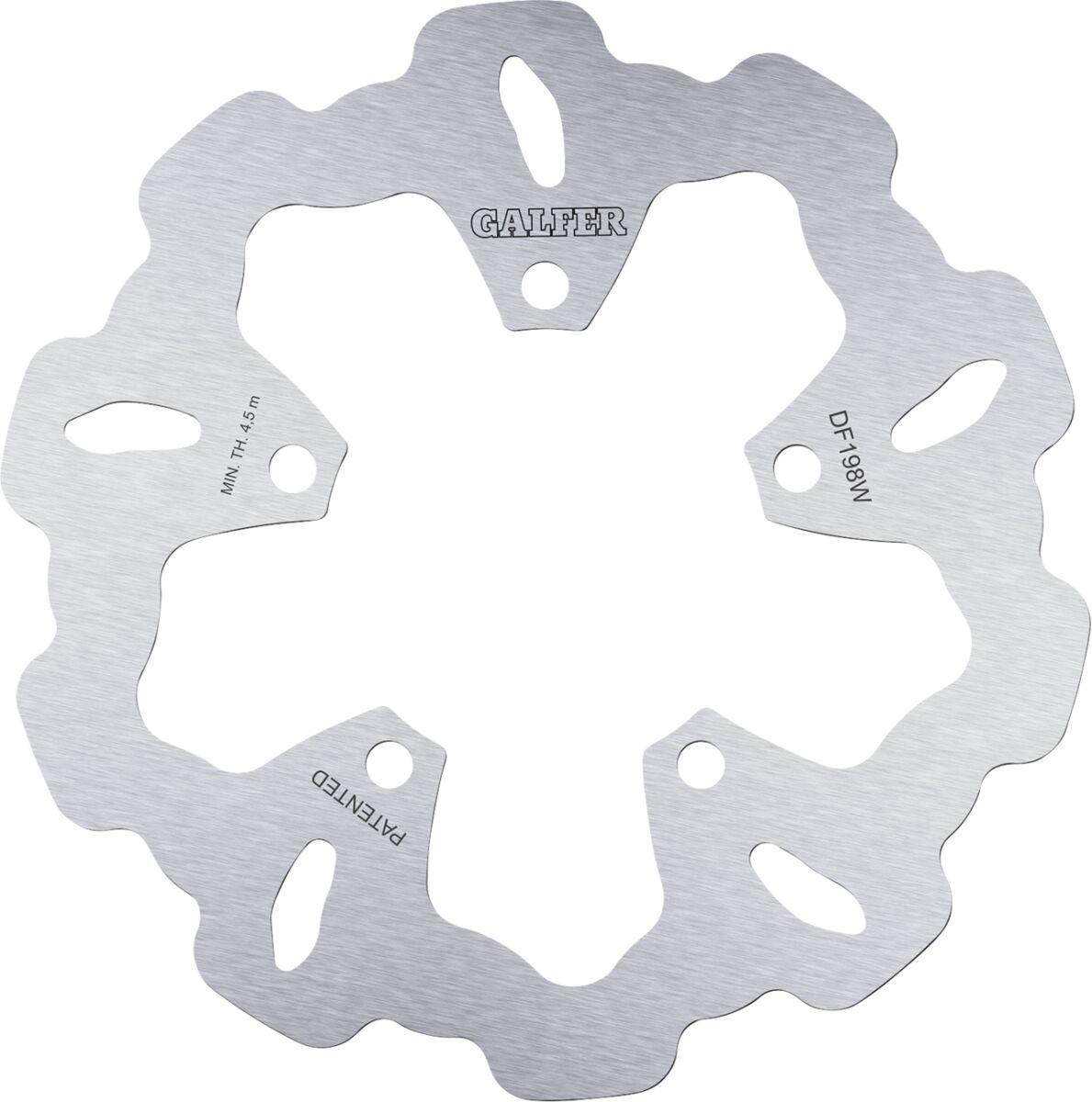 DF198W - Galfer Fixed Wave Brake Disc For Kawasaki Ninja 1000 SXABS 2021-2024 Fits Rear