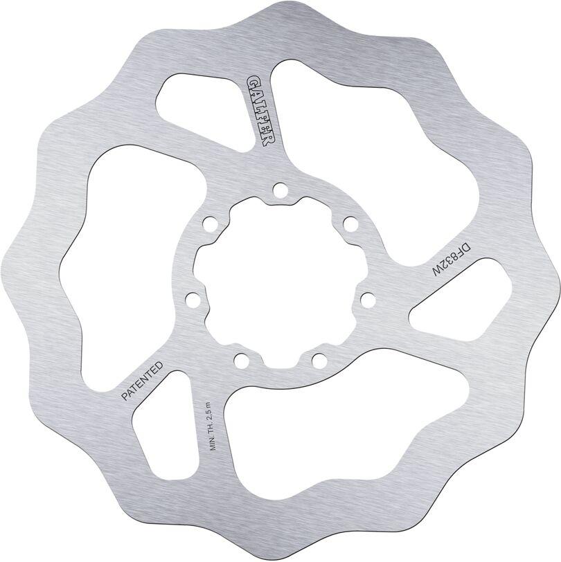 Galfer Polished/Silver Df832w - Df832w - Wave Front Brake Disc - Tm Mx 85 Junior 2002-2012