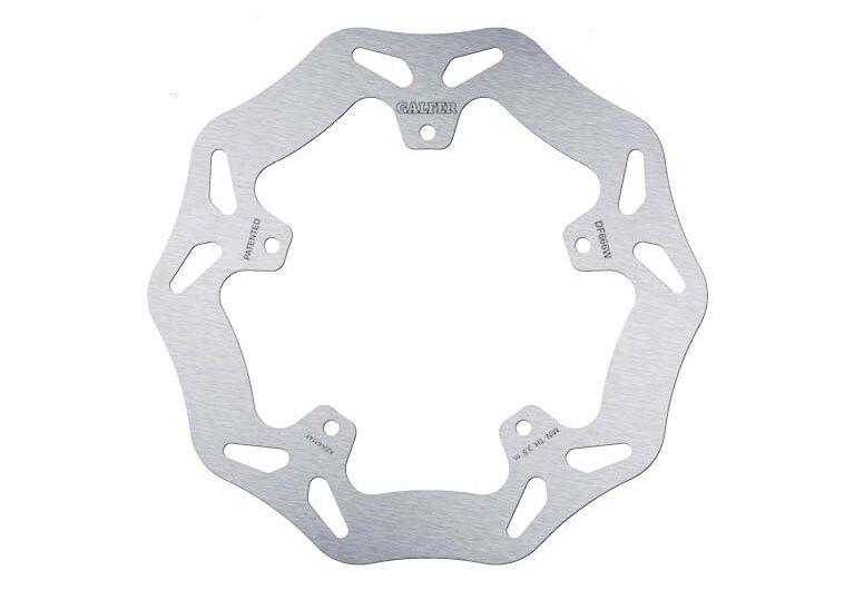 DF666W - Galfer Wave Brake Disc For Piaggio Beverly 125 2010 Front - Silver