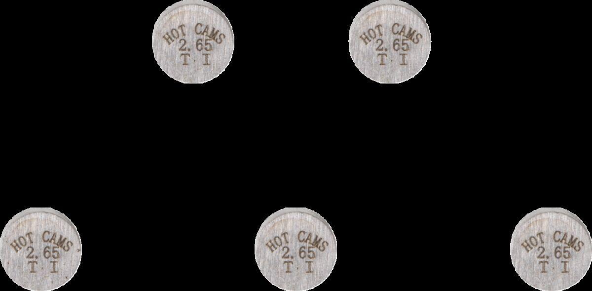 5PK748265 - Hot Cams Replacement Valve Shims For Honda CRF150R 2007-2016 2.65 mm