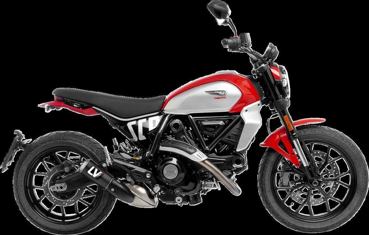 15266C - LeoVince LV-10 Silencer For Ducati Scrambler 803 2023-2024 - Black
