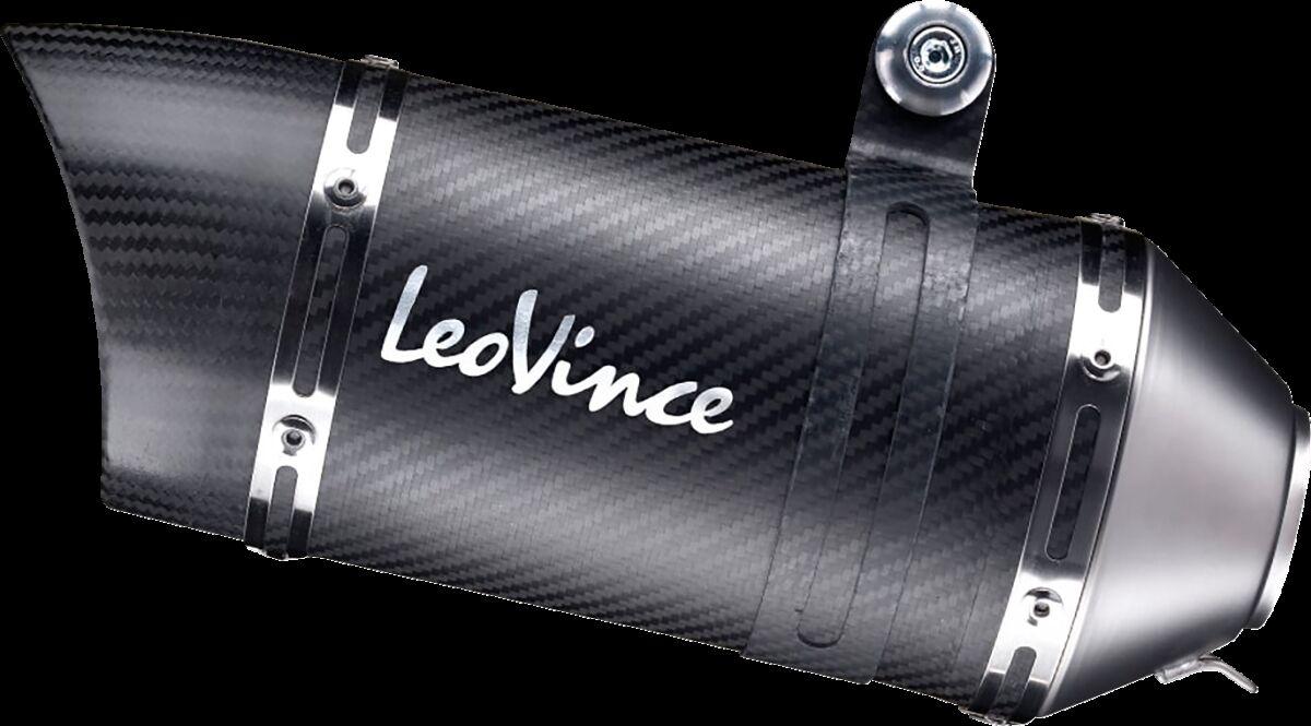 14258E - LeoVince LV Pro Carbon Silencer For Yamaha MT-03 2018-2024 - Black