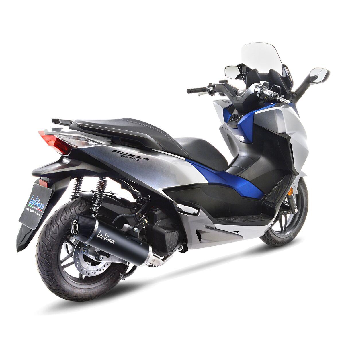 14052K - LeoVince Nero Full Exhaust System For Honda NSS 125 2015-2020 - Black