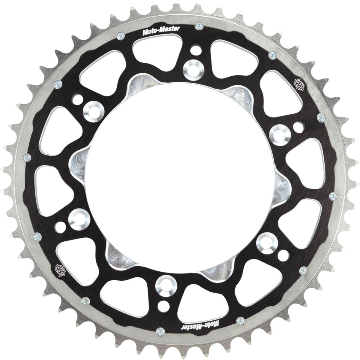 62.009.32.48 - Moto Master Fusion Series Dual Ring Sprocket For Yamaha TTR230 2005-2026 Rear 48T - Black