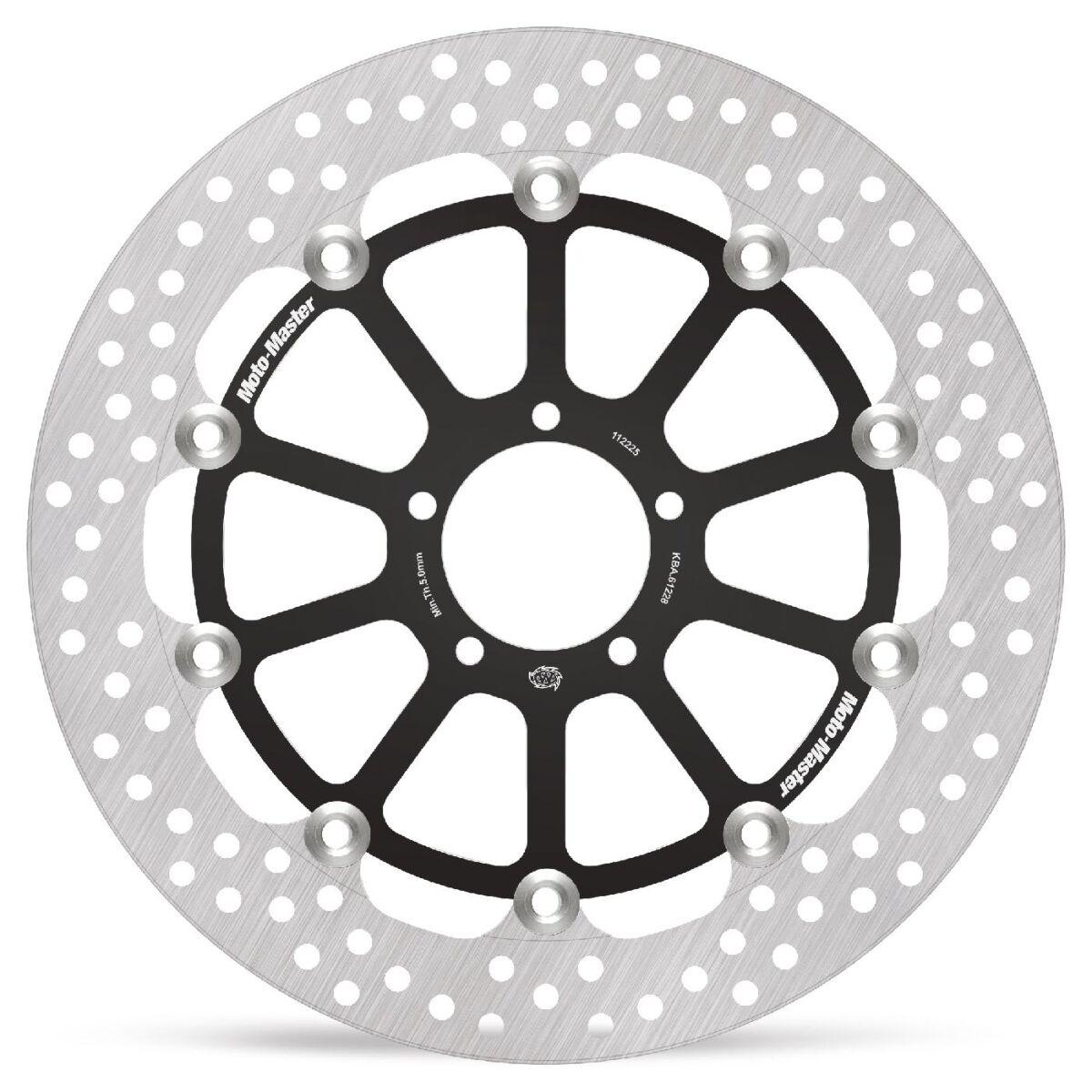 Moto Master Black 112225 - 112225 - Halo Series Floating Front Brake Disc - Yamaha Yzf-R1 1000 Sp 2006